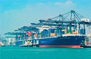 全球最大貨櫃船「達飛  馬可波羅」首航至香港國際貨櫃碼頭